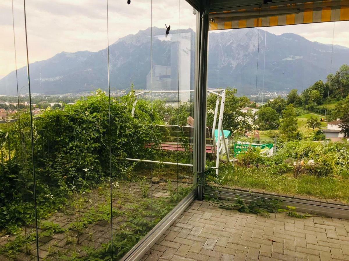 Alpen Panorama View Luxury House With Green Garden Buchs  Exterior photo